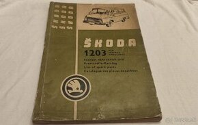 ŠKODA 1203 -- seznam náhradních dílů Š1203 - katalog