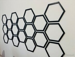 3D Hexagon stena