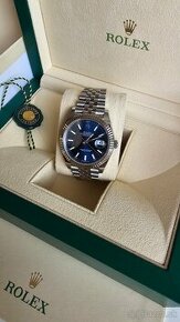 Rolex datejust ref. 126334, 41mm. modré