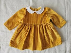 Lastovička – detské menčestrové šaty, Vtáčatko 
 - 1