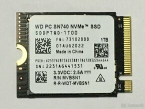 SSD Disk Western Digital PC SN740 1TB M.2 2230 NVMe PCIe