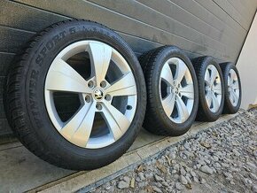 ŠKODA HELIOS 5x112+Zimné 215/55 R17 DUNLOP SUPERB III