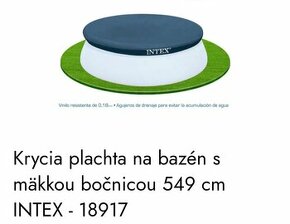 Krycia plachta intex 549cm -NOVÁ