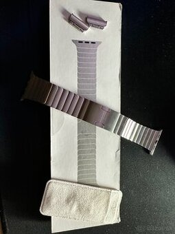 Apple Link bracelet silver 42/45/49mm ako nový v záruke