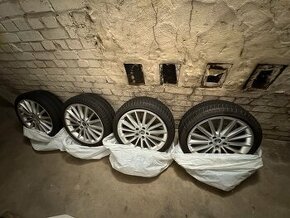 5x112 R18 original Škoda Octavia 3 TURINI + zimné pneu 6mm