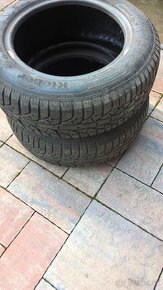 2 ks ZIMNÉ 185/60 R14 82T  KLEBER cca 7-7,5 mm LEN 15,-€/kus