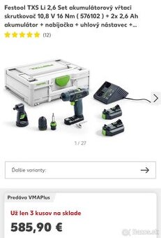 Festool TXS Li 2,6 Set