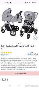 Nový kočík Baby design Husky