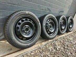 Plechové disky R16 5x112+Zimné Pneu Hankook 205/55 R16 - 1