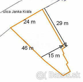 Pozemok v lukratívnej oblasti na ulici Janka Kráľa, Nitra - 1