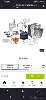 Predám kuchynský robot Bosch MUM 5