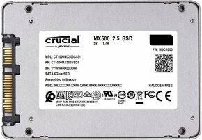 Nová cena SSD disk Crucial MX500 2TB SSD