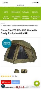 Predam Brolly Giants Fishing Umbrella Brolly Exclusive 60 MK