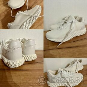 boohoo white sportove tenisky-sneakersy