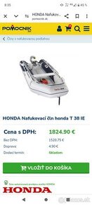 Nafukovací čln honda