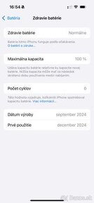 IPHONE 16 128GB BLACK TITAN (NOVÝ)