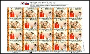 2013 Korea spolocne vydanie Slovensko tlacovy list