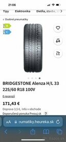 NOVE Letne BRIDGESTONE 225/60 R18