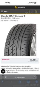 Pneu 205/40 r17