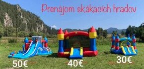 Prenájom kúpacích kadí a skákacích hradov