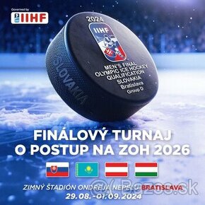 Hokejové vstupenky-Kvalifikácia ZOH 2026, SLOVENSKO-MAĎARSKO - 1