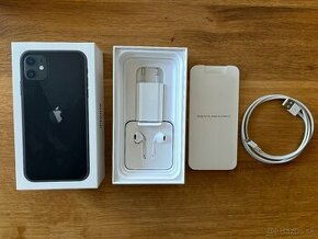 Apple iPhone 11 128GB čierny TOP STAV komplet príslušenstvo