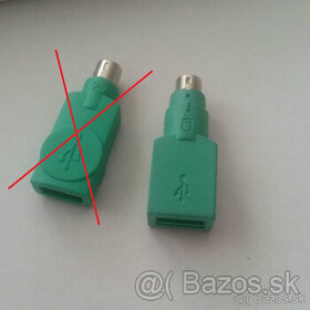 Redukcia USB -> PS/2 - 1