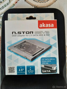 »»» Akasa 9.5mm šuflík pre 2.5“ HDD a SSD «««