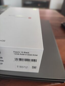 Xiaomi 15 - 700€ - 12GB RAM/512GB ROM - posledný kus