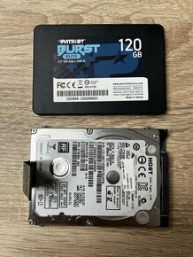 SSD 128GB a HDD 512GB