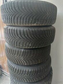 Predám zimné gumy aj s diskami 185/60 r 15 5x100 - 1