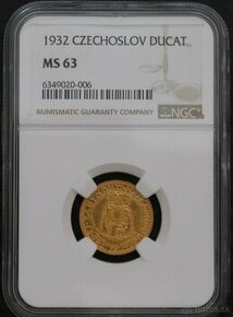 Svätováclavský dukát 1932 NGC MS 63 - 1