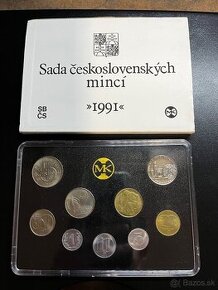 Sada mincí ČSFR 1991 (žetón)