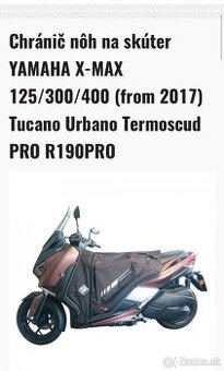 Chránič nôh na skúter Yamaha X-max