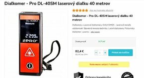 Diaľkomer Pro DL-40SM 40metre
