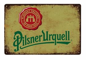 plechová cedule - Pilsner Urquell č. 9 - 1