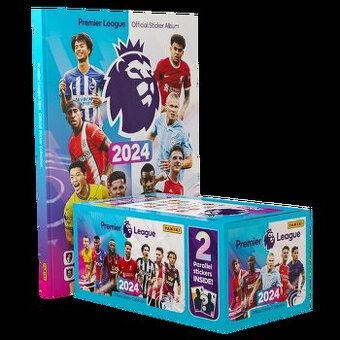 Nálepky Panini Premier league 2024 a Karty Panini PL 2025