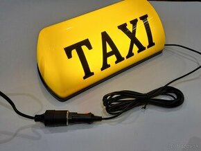 Taxi transparent - 30cm x 13cm - Magneticky