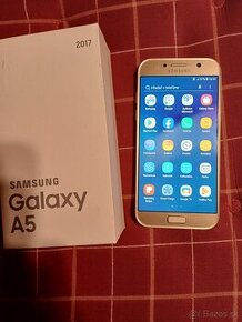 Samsung A5 2017 voľný gold v peknom stave plne funkčný na di