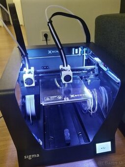 BCN3D sigma R19 profesionalna 3D tlaciaren dvojmaterialova