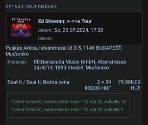 Koncert Ed Sheeran Budapešť