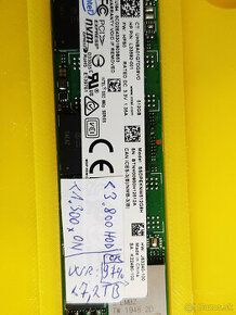 SSD 512GB M.2 PCIe NVMe INTEL p660 series SSDPEKNVW512G8H