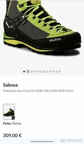 nove turisticke topanky SALEWA vibram goretex, velkost 41 - 1