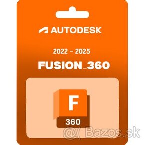 Predám AutoCAD Fusion 360 – 1-ročné (2022, 2023,2024,2025)