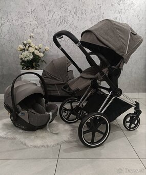 TROJKOMBINÁCIA CYBEX PLATINUM CHROME MANHATTAN GREY