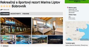 Víkendový pobyt MARINA LIPTOV