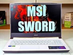 Herný notebook MSI SWORD | ZÁRUKA 24M | RTX 4050 | DDR 5