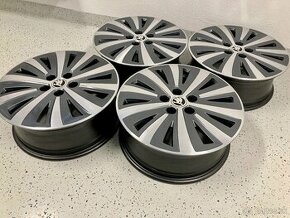 Predám alu disky org ŠKODA 5x112 R17 6,5J ET41 - 1