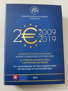 sada slovenskych pamatnych eurominci 2009-2019