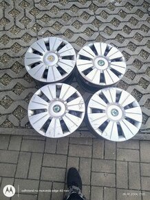 Plechové disky 14" 5x100 Fabia